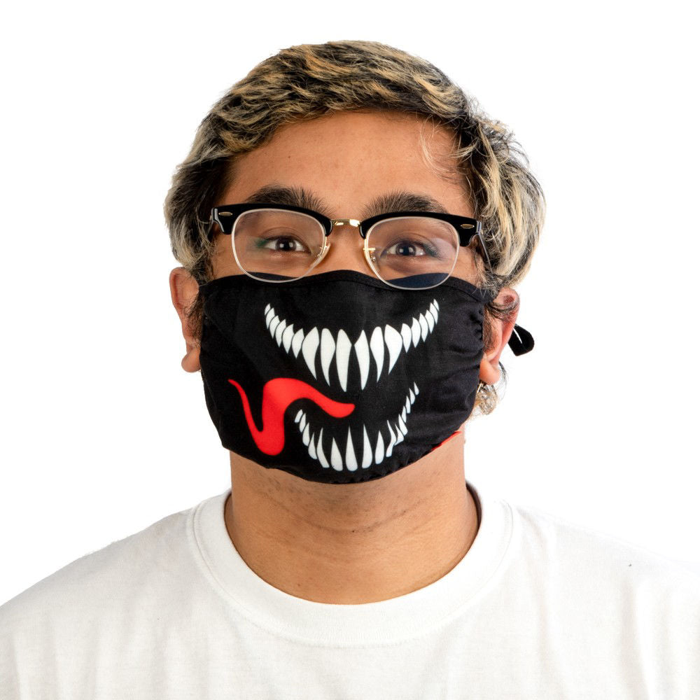 MARVEL VENOM ADJUSTABLE CLOTH FACE COVER