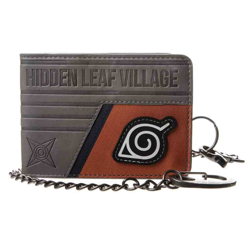 NARUTO HIDDEN LEAF VILLAGE CHAIN WALLET