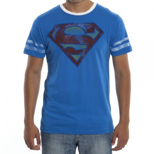 Superman Logo Royal Blue T-Shirt by Bio World now available in India